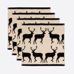 Kissing Stags Cotton Towel